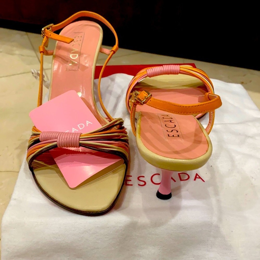 New Escada colorful Sandal